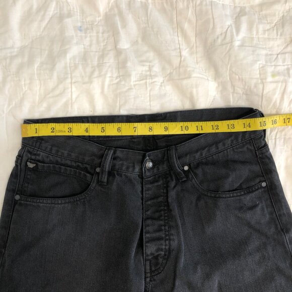 Duchamp London Black Cotton Jeans Straight Leg Size 29x30 - Picture 10 of 12